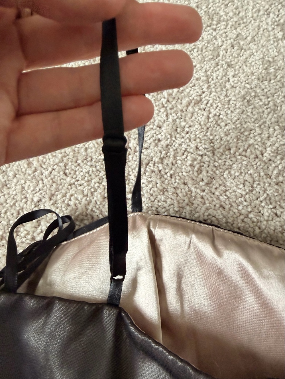 Dressbarn Collection Black Metallic Ruffle Dress - Picture 7 of 9